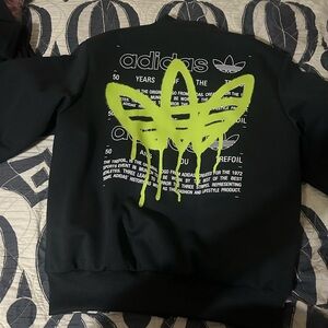 Adidas Trefoil Graphic 50th Anniversary  Bomber Jacket- black